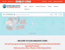 Tablet Screenshot of econabrasives.com